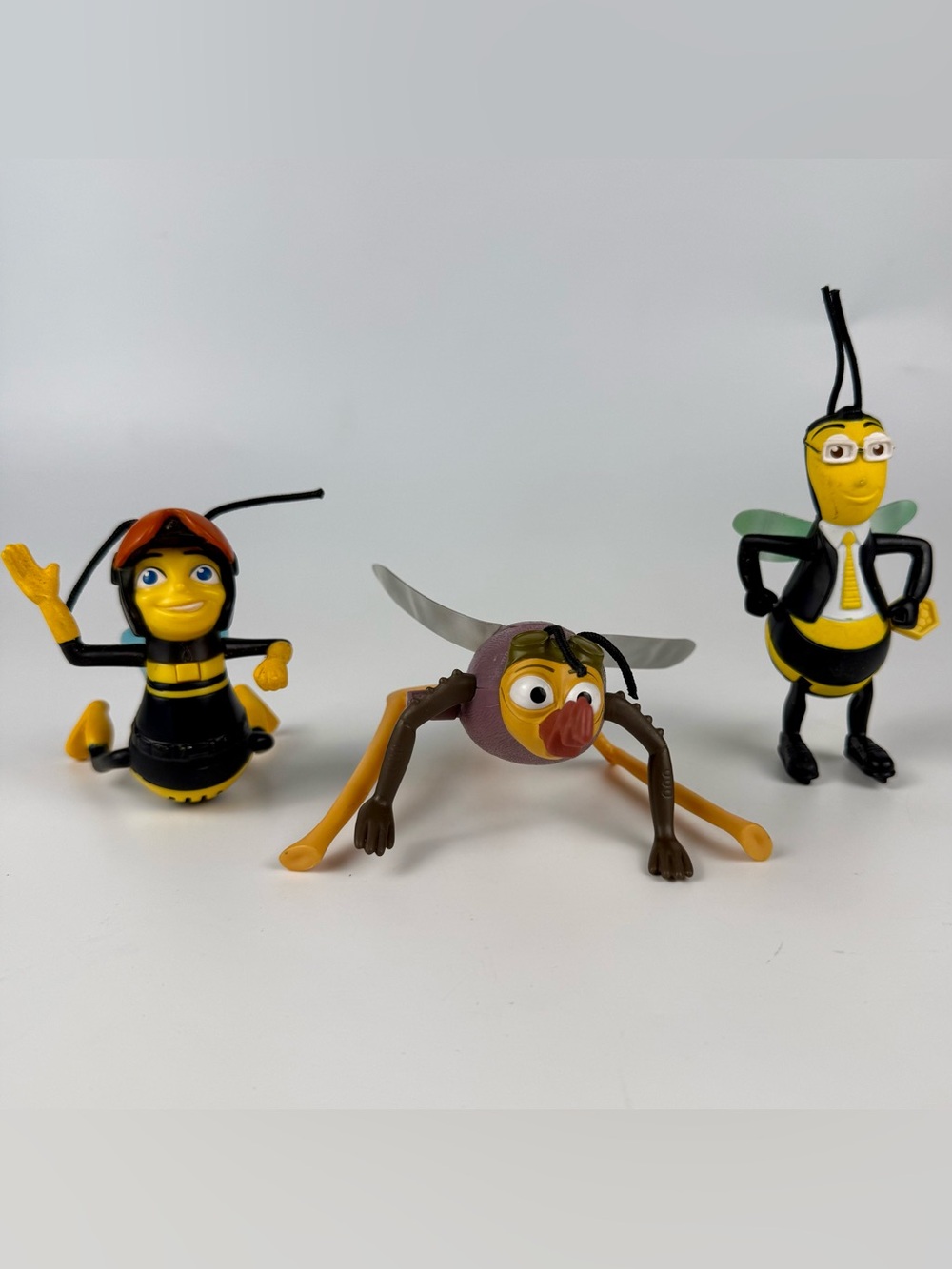 McDonalds Bee Movie 2007 Barry, Mooseblood Mosquito Adam Flayman Happy Meal Toy